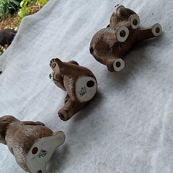Vintage 1980s Homco Home Interiors bear 🐻 figurines - Picture 4 of 4